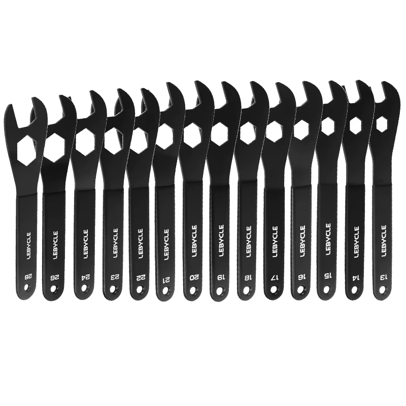 Clé de moyeu de vélo VTT LEBYCLE 13 14 15 16 17 18 20 21 22 23 24 26 28mm