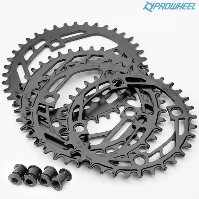 PROWHEEL 32T 34T 36T 38T 40T roue de chaîne de pignon de vélo vtt 104BCD plateau rond partie