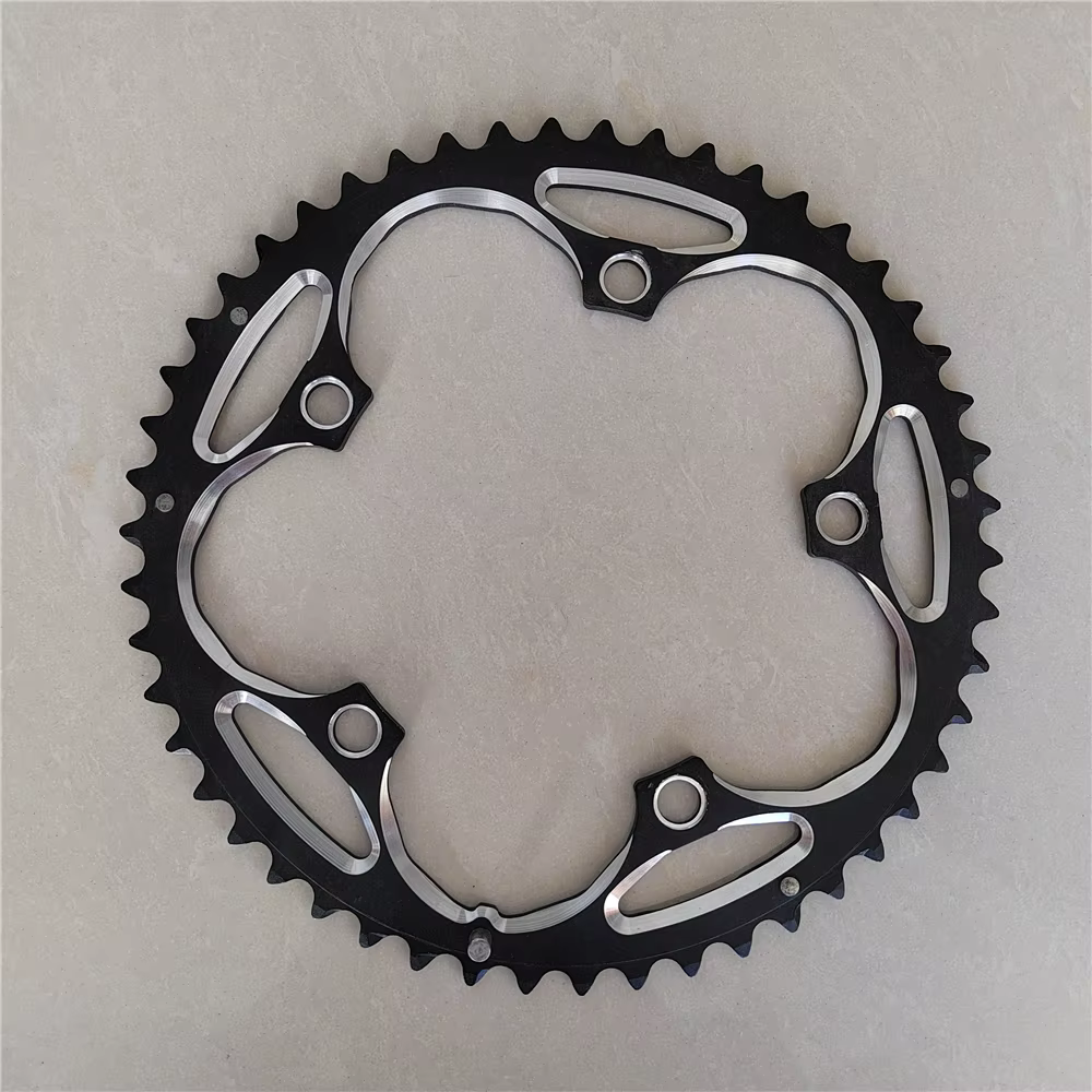 Vélos de route 130-74 BCD plateau 50/39/30T Triple vitesse en alliage d'aluminium pliant vélo chaîne roue vtt