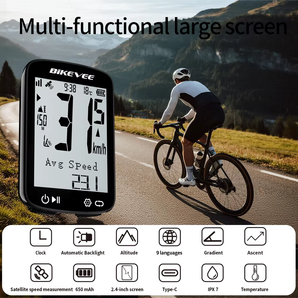 Accessoires de vélo GPS sans fil ordinateur