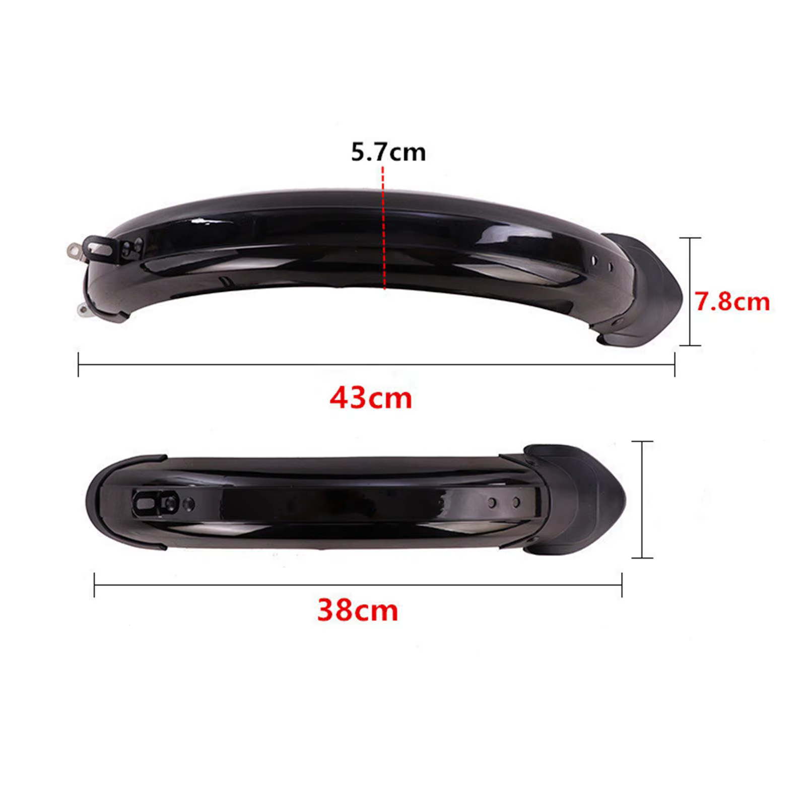 Jeu de garde-boue pour vélo pliant, incassable, pour roues 12 en effet/14