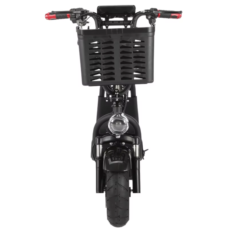 1000W Scooter de mobilité pliant 2 roues petit pour les personnes âgées voyage Double Absorption des chocs 2 places