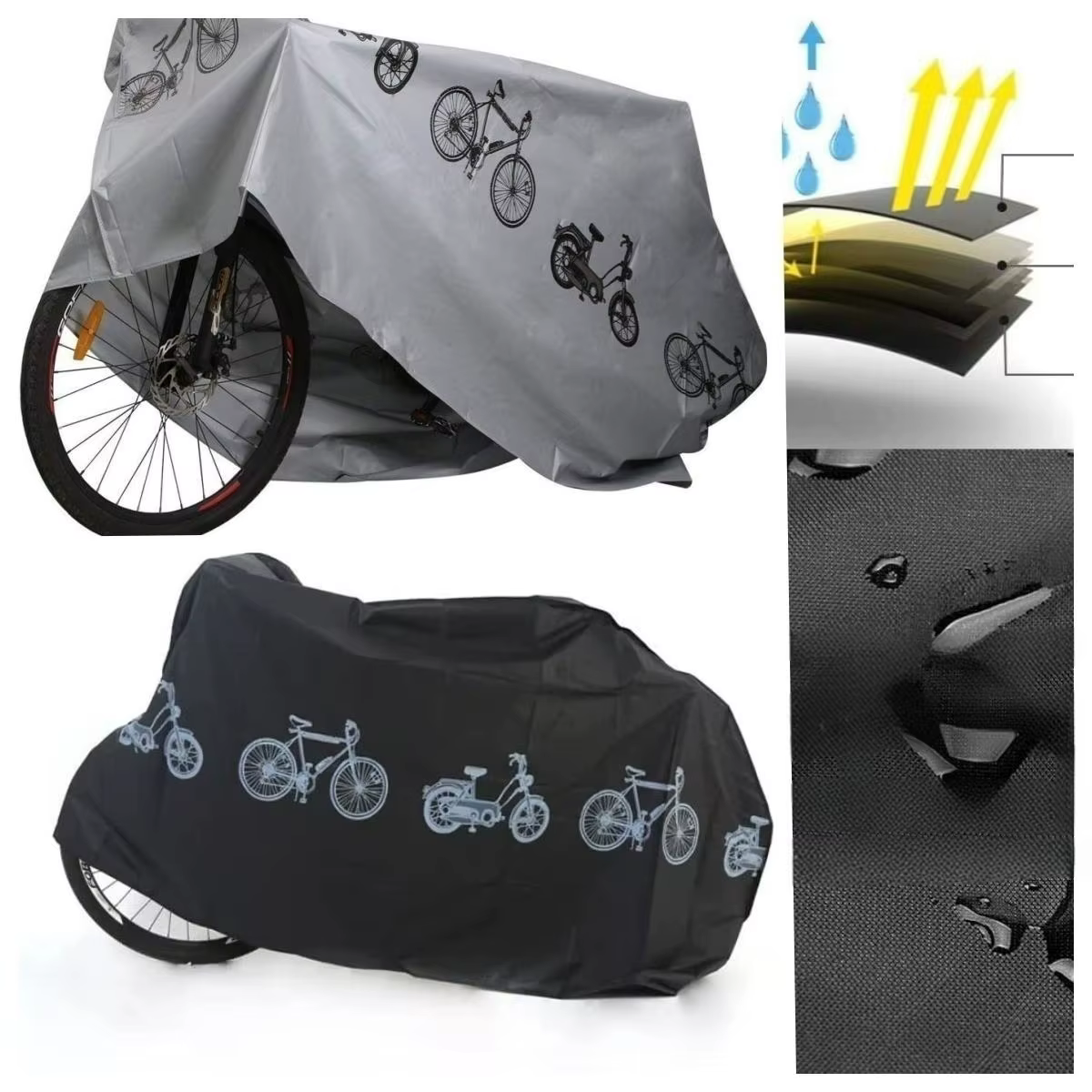 Housse de protection imperméable pour vélo