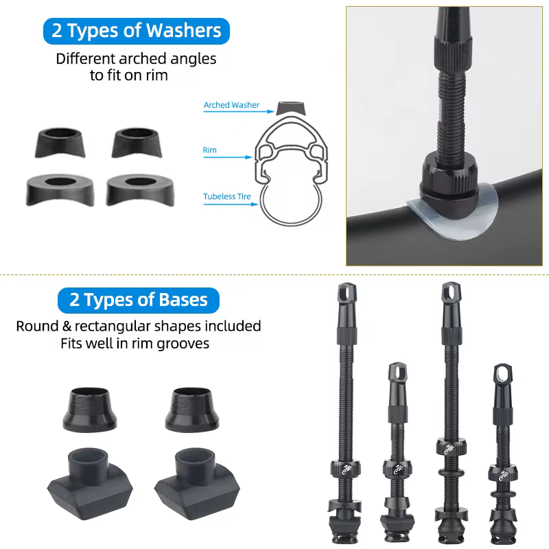 Valve de pneu Tubeless de vélo