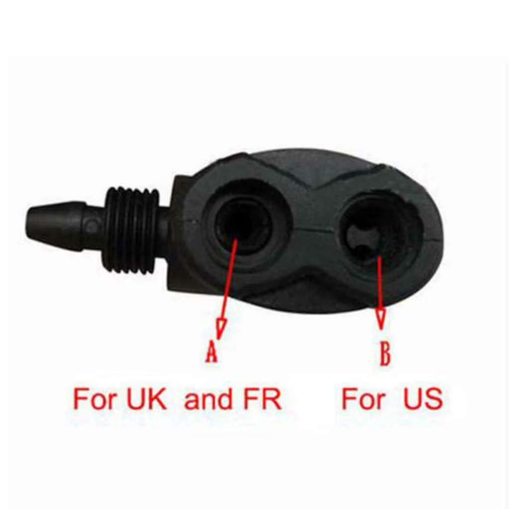 Tête/Valve de gonflage de pompe à Air de pneu de vélo Portable de 2 pièces