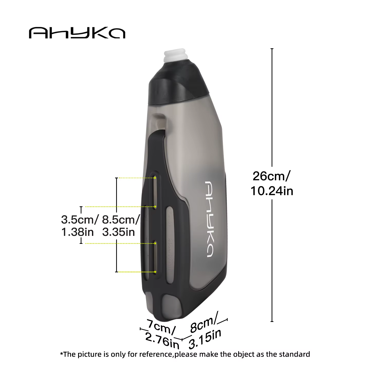 Ensemble de bidons de vélo aérodynamiques AhyKa 600 ml