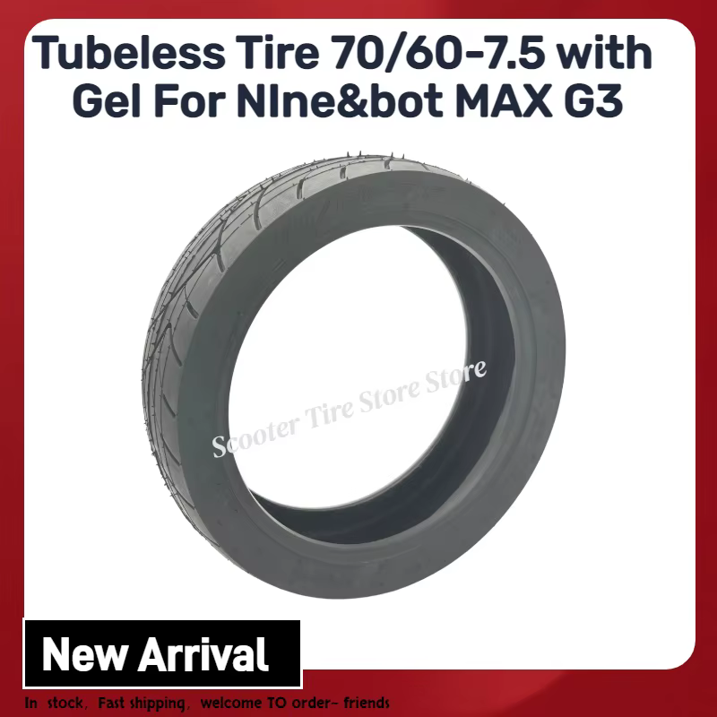 Pneu tubeless de 11 pouces avec couche de gel pour scooter électrique 9-bot MAX G3