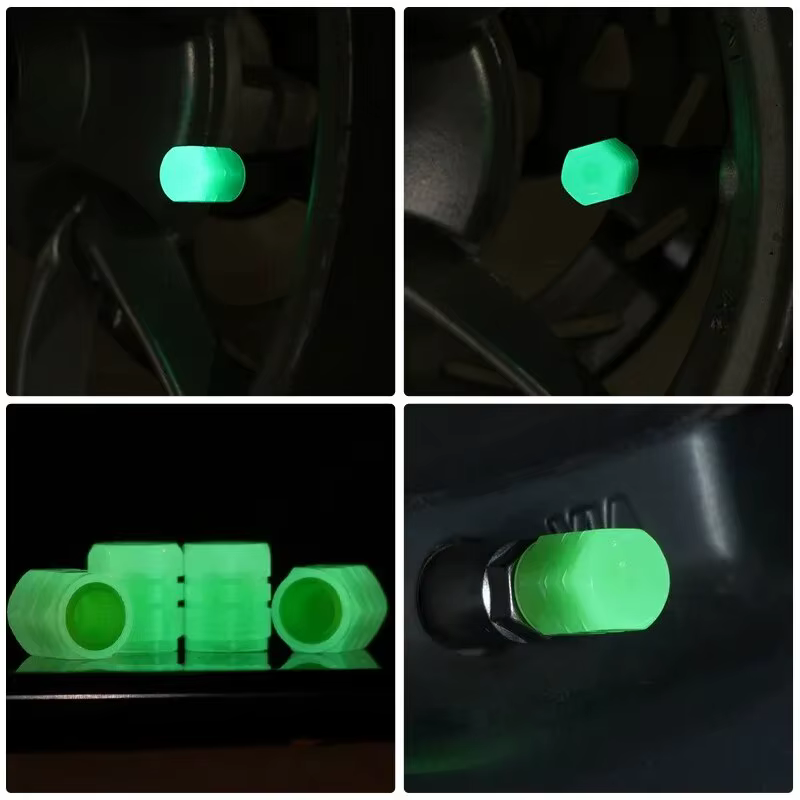 8 pièces Valve lumineuse moto vélo
