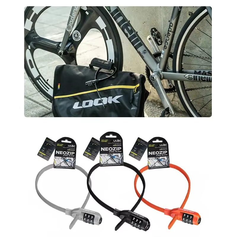 Serrure antivol en alliage de zinc à 3 chiffres pour vélo de route et VTT