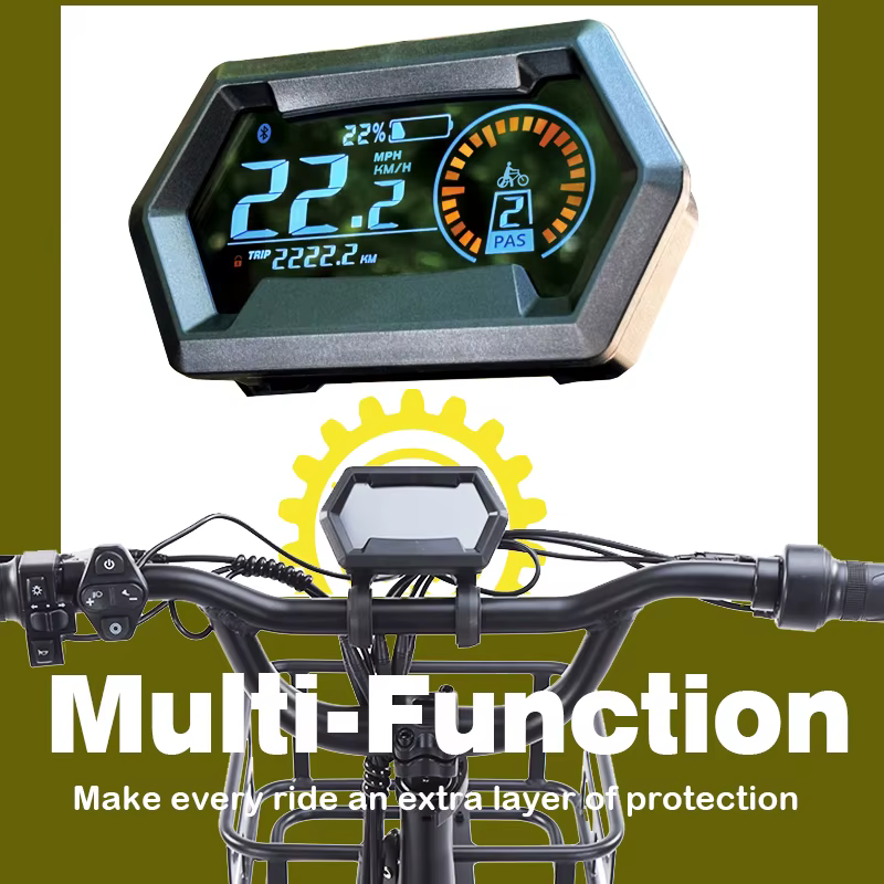 Tout Terrain adulte pliant VTT électrique Cargo 3 roues 350W 48V personnes âgées Tricycle