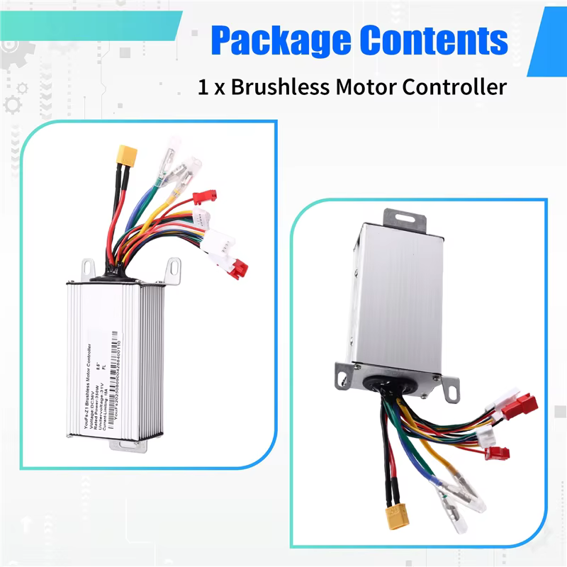 Pour Scooter électrique YFS contrôleur de moteur sans brosse Intelligent 36V 350W 15A pièces
