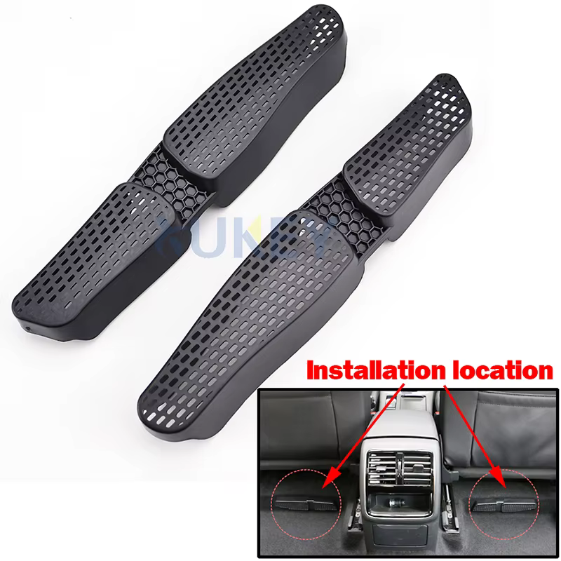 Housse de siège pour AUDI Q2 2017 2018 2019, 2 pièces, Kit de garniture, couvercle de moulage de sortie de chauffage, climatisation
