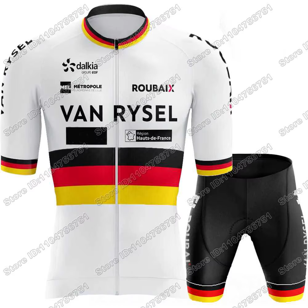 Maillot de Cyclisme Équipe Van-Rysel-Roubaix 2026 Allemagne
