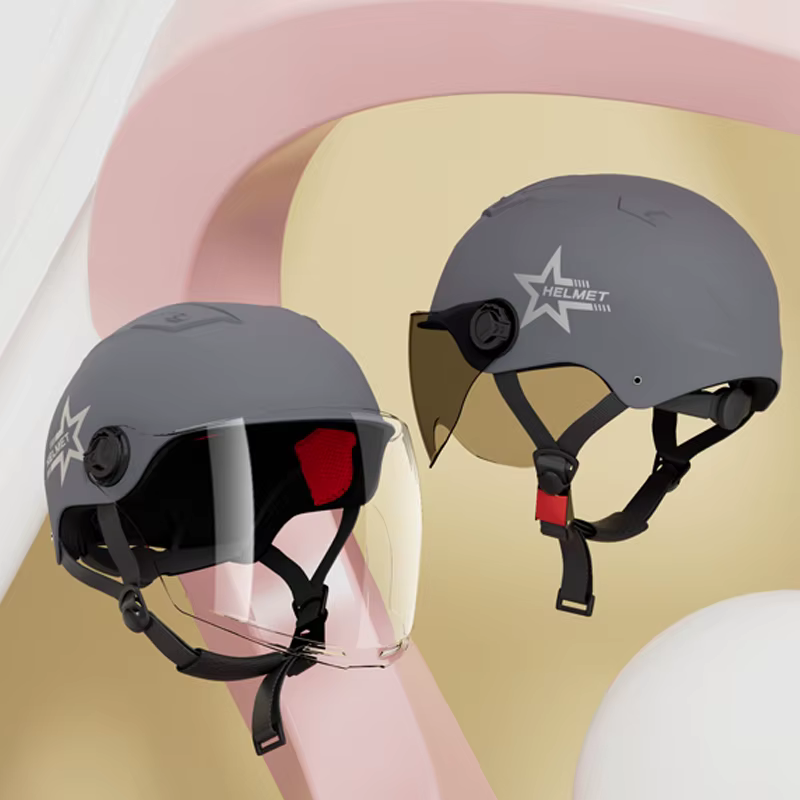 Casque de vélo/moto électrique unisexe toutes saisons