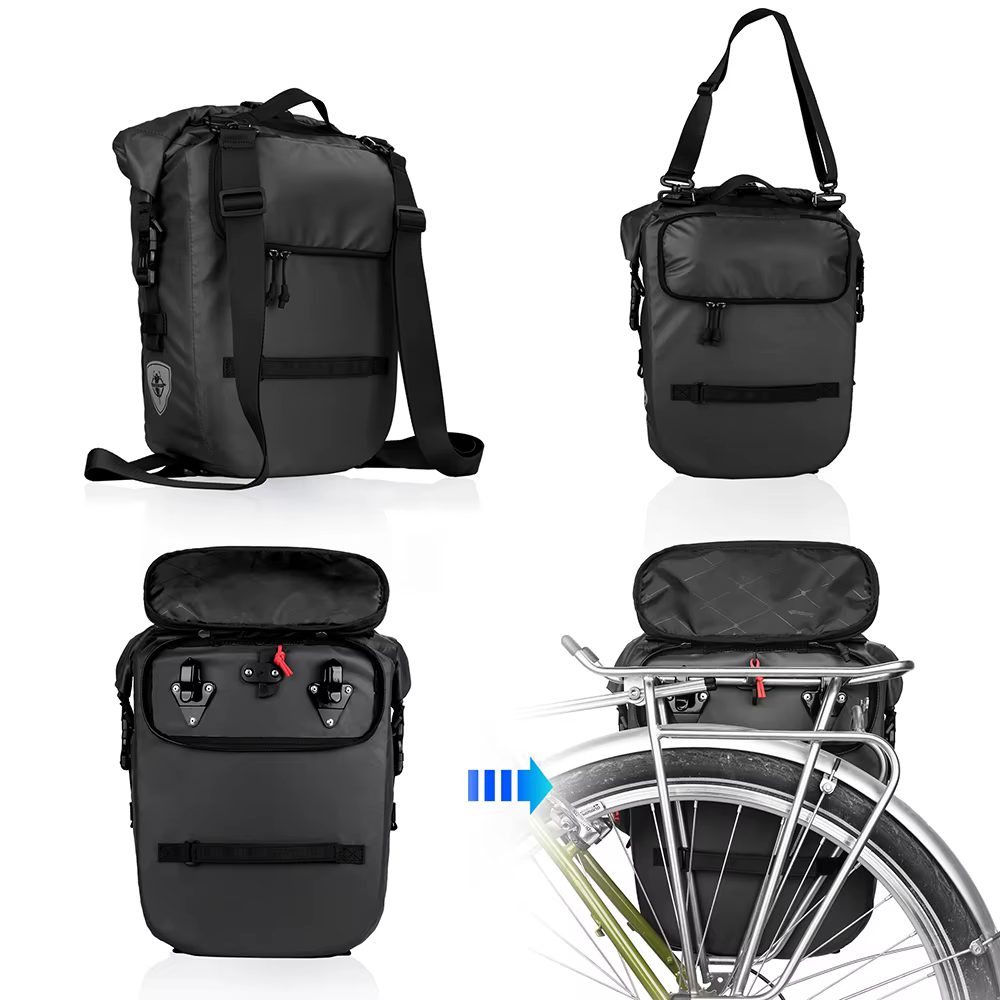Sacoche et sacoche de vélo Rhinowalk 100% entièrement imperméables