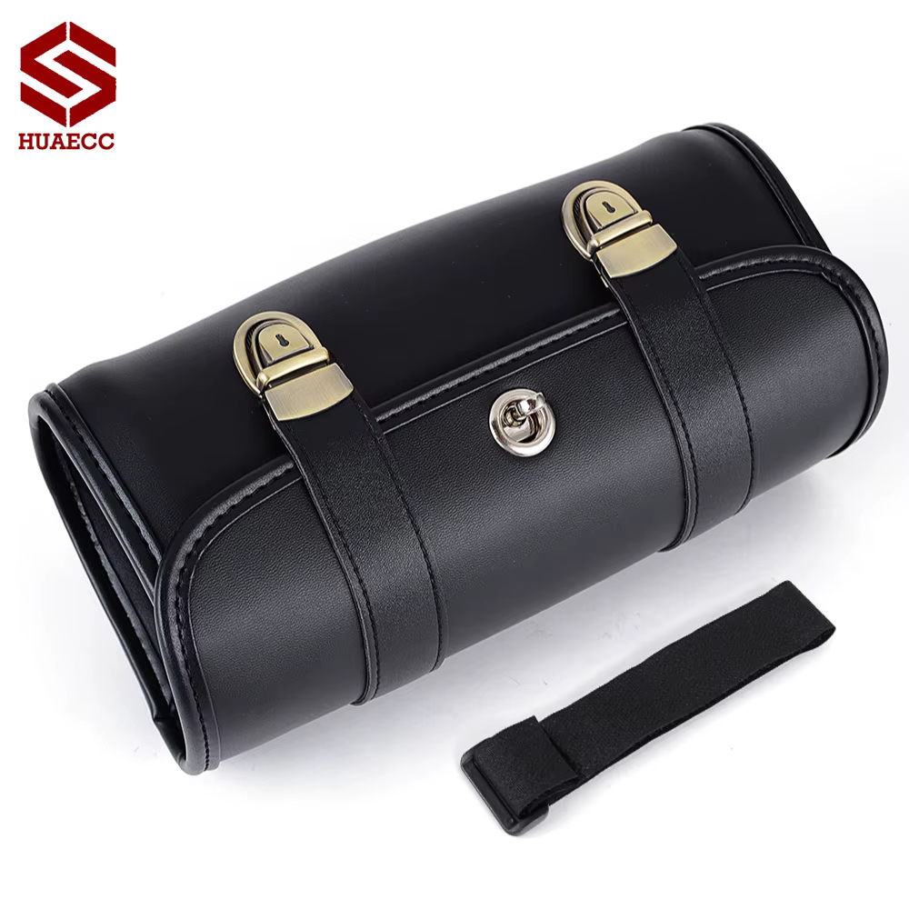 Sac à outils en forme de baril pour moto