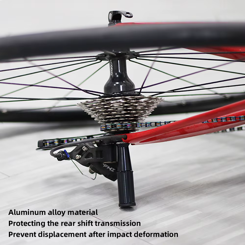 Protecteur de dérailleur arrière de vélo en alliage d'aluminium