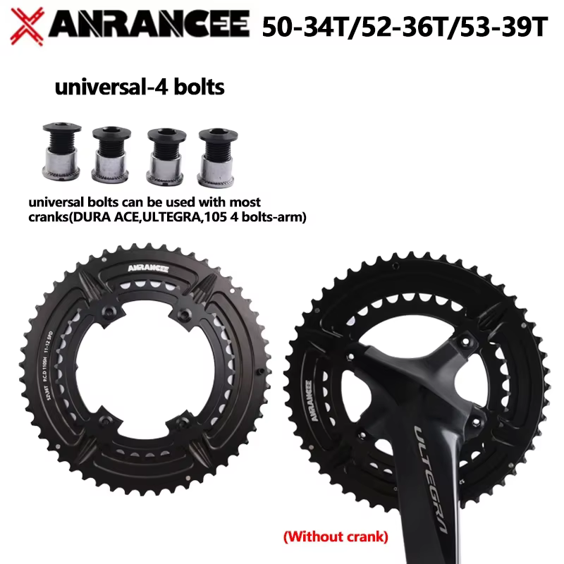 Anrancee plateau vélo de route manivelle