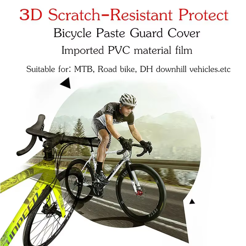 ENLEE le nouvel autocollant amovible vélo de route Paster garde couverture 3D vtt VTT résistant aux rayures protéger cadre protecteur