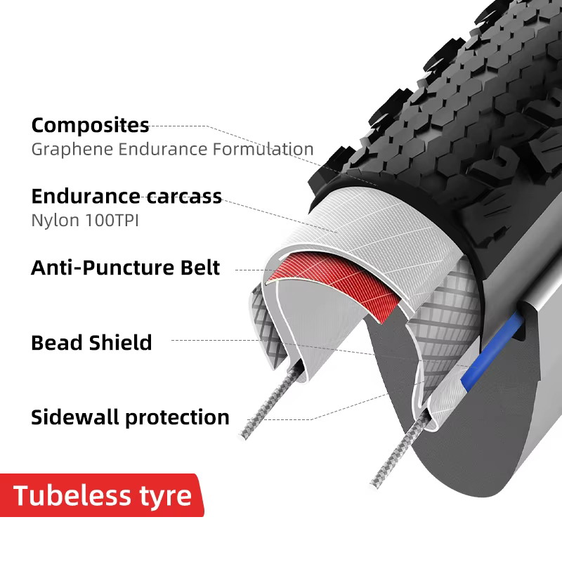 Vittoria vélo gravier route véhicule pneu 700x40C Tubeless TERRENO T50 mixte haute Anti-crevaison côté paroi Protection