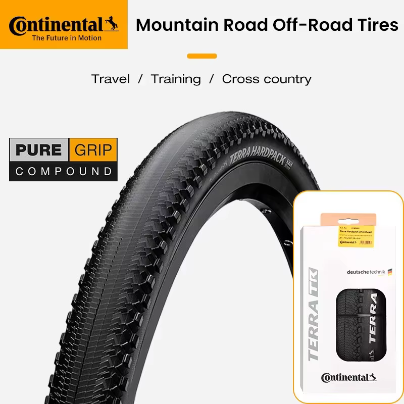 Pneu vtt Continental 29 27.5 Terra Hardpack ShieldWall Anti-crevaison