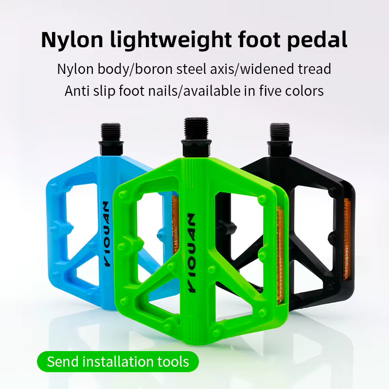 Pédales de vélo portant en nylon 9/16