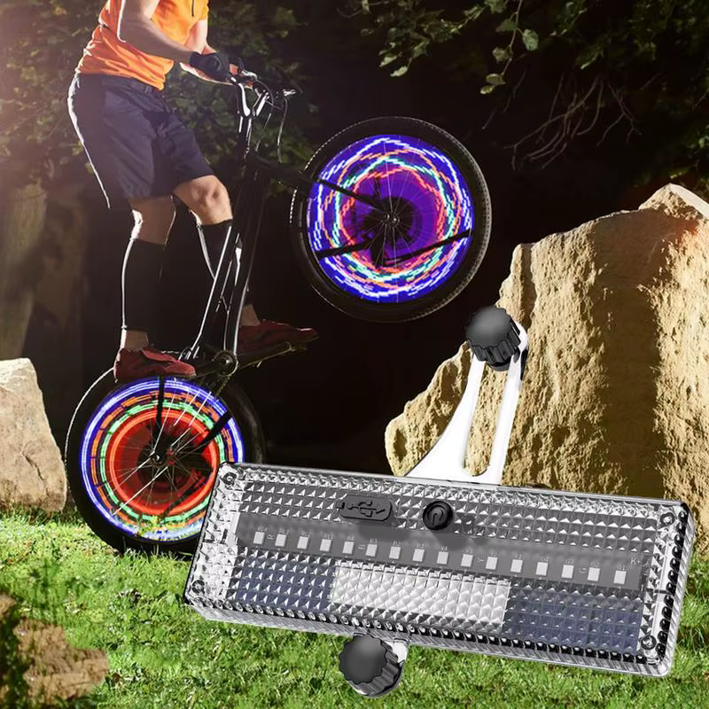Lumières pour roues de vélo 16LED