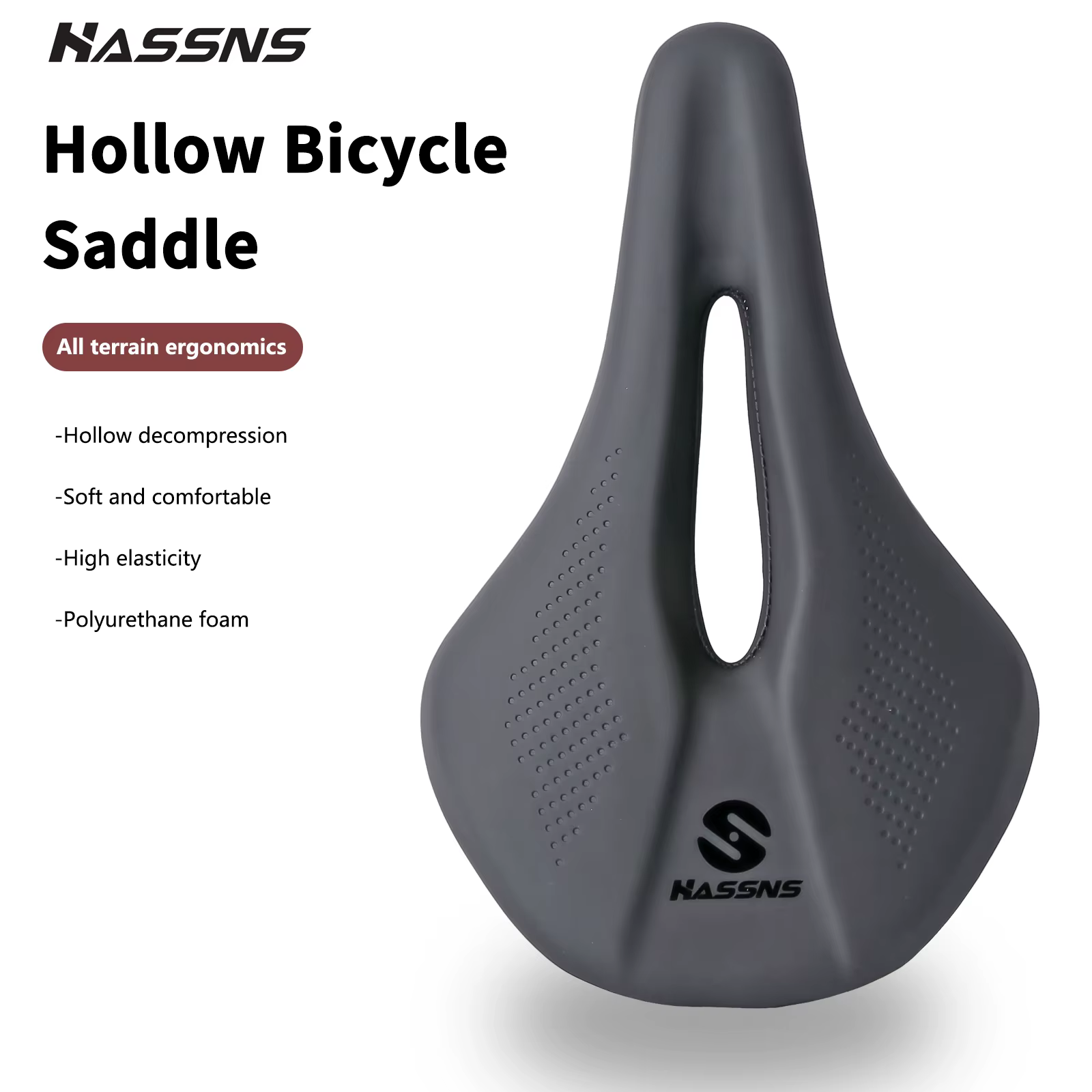 Selle de vélo HASSNS K008 pour VTT