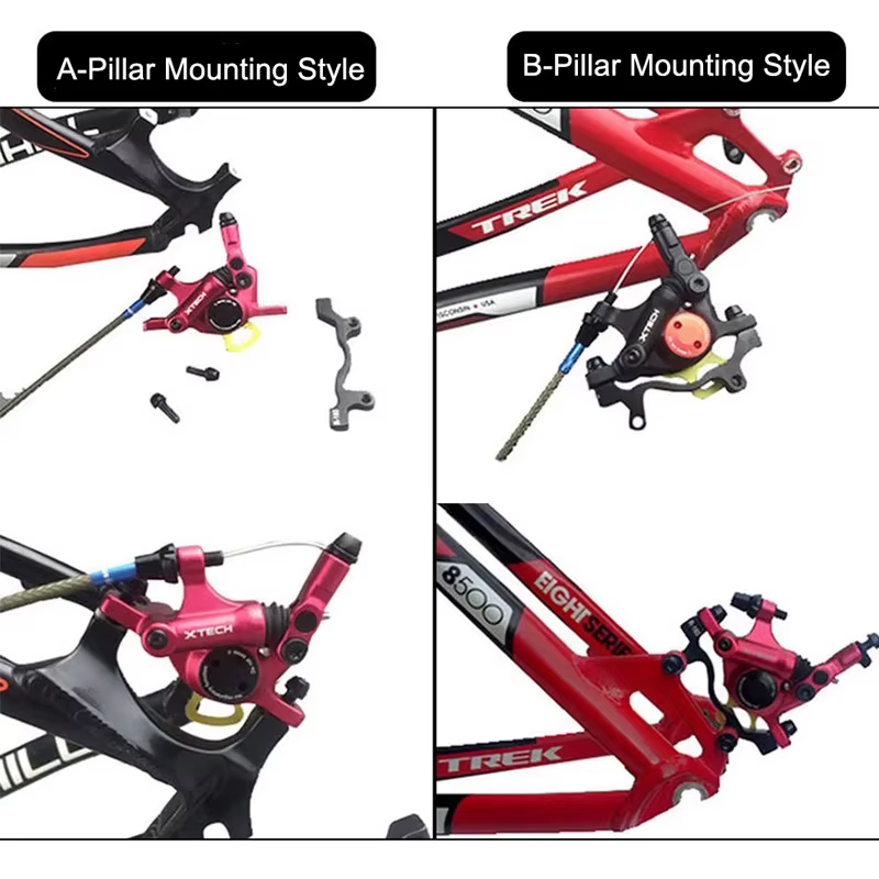 ZOOM HB-100 XTECH vtt Kit de frein à disque hydraulique pour montagne/vélo pliant électrique pinces avant arrière Accessoires de vélo