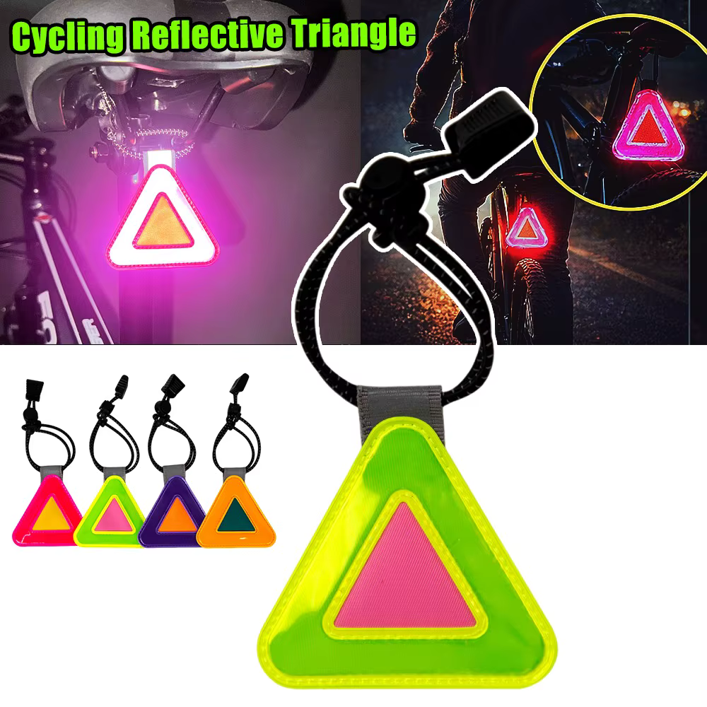 Triangle réfléchissant pour vélo