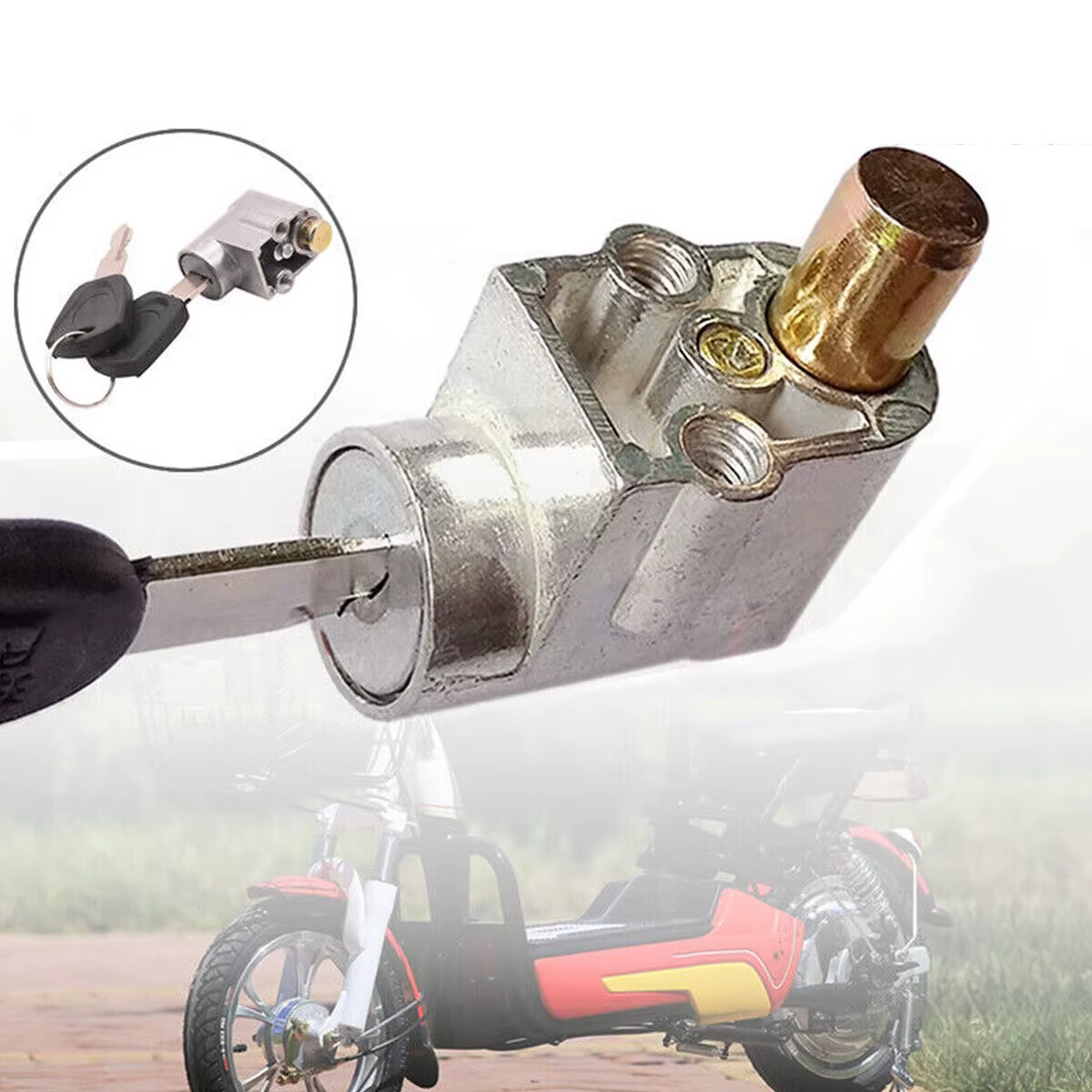 Serrure d'allumage de vélo électrique
