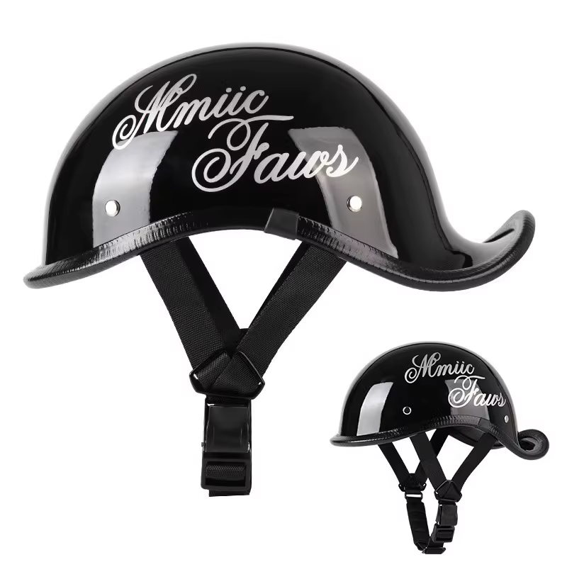 Demi-casque rétro pour moto