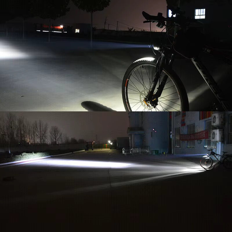 Lampe frontale avant de vélo pour Dynamo de moyeu avec câble de feu arrière