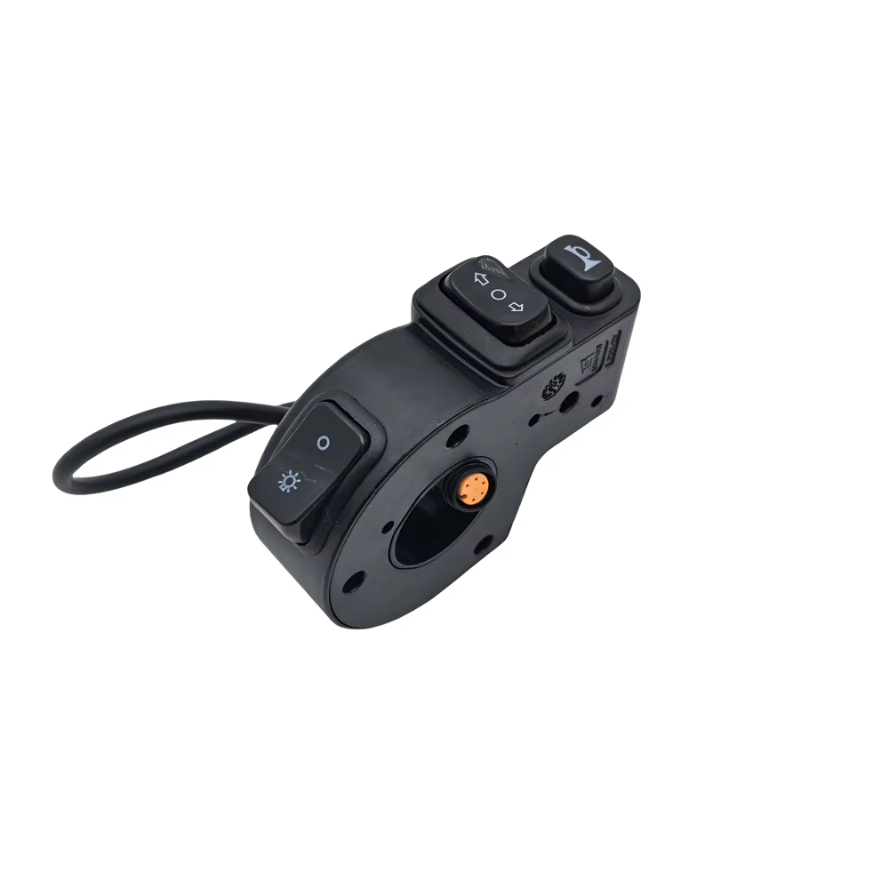OUXI V8 V20 vélo électrique 5 broches 3 en 1 bouton de commutation klaxon tournant interrupteur e-bike accessoires de remplacement