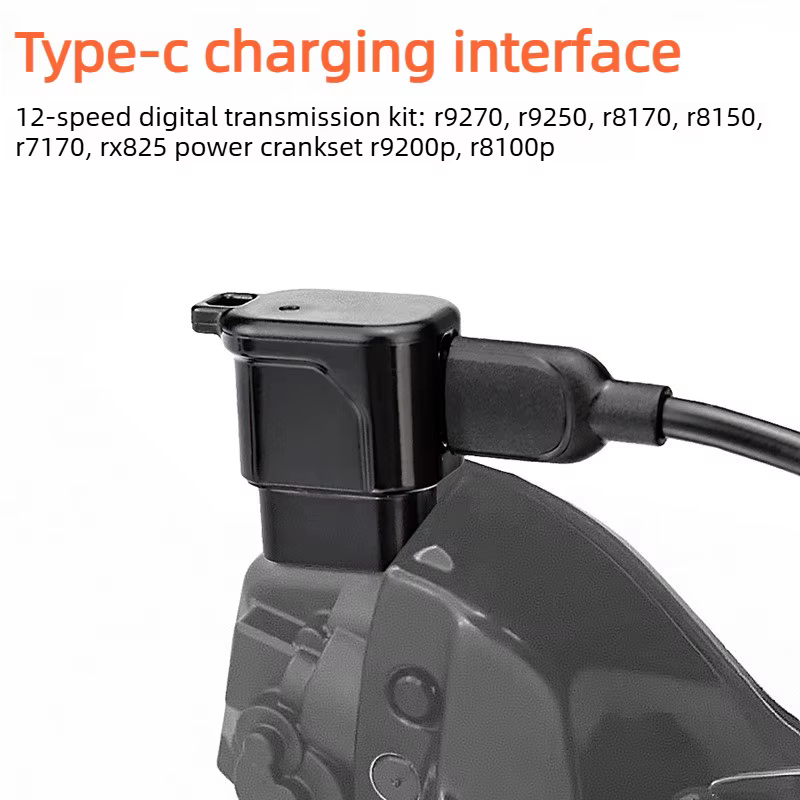 Adaptateur de chargeur de batterie Di2 USB type-c pour groupes de vélo de route à 12 vitesses pour Shimano R9200 Ultegra R8100 105 R7100