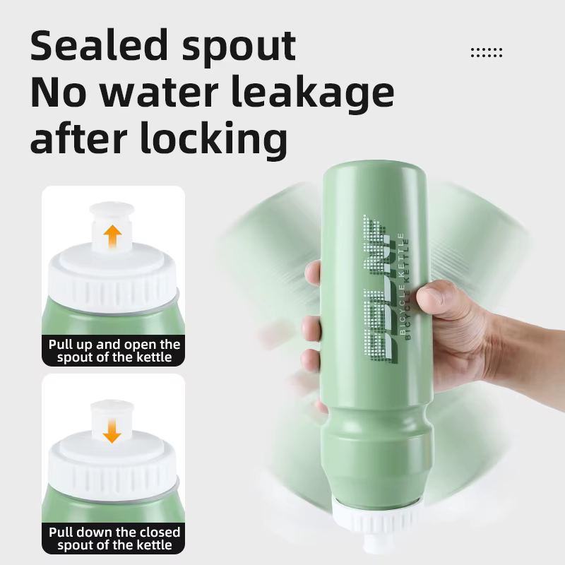 Bouteille d'eau compressible pour vélo