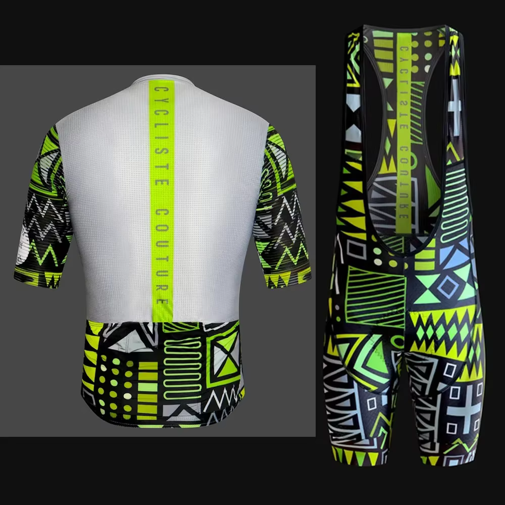Ensemble de maillot d'équipe professionnelle pour hommes, vêtements de cyclisme, kit à manches courtes, uniforme de course, vélo de route, été
