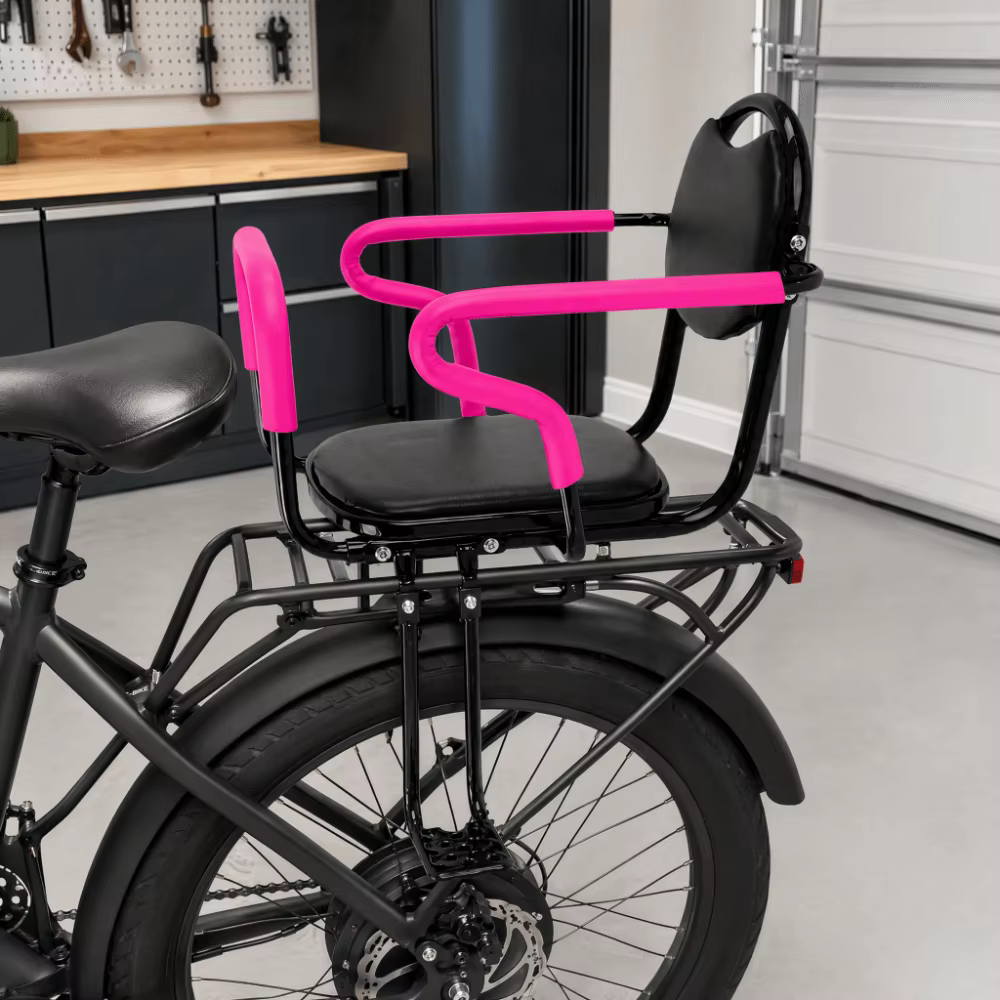 Siège de vélo pour enfant monté à l'arrière Accoudoir facile à installer 