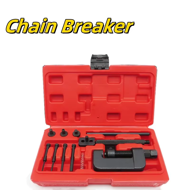 Kit d'outils de réparation de rivetage avec boîtier rouge