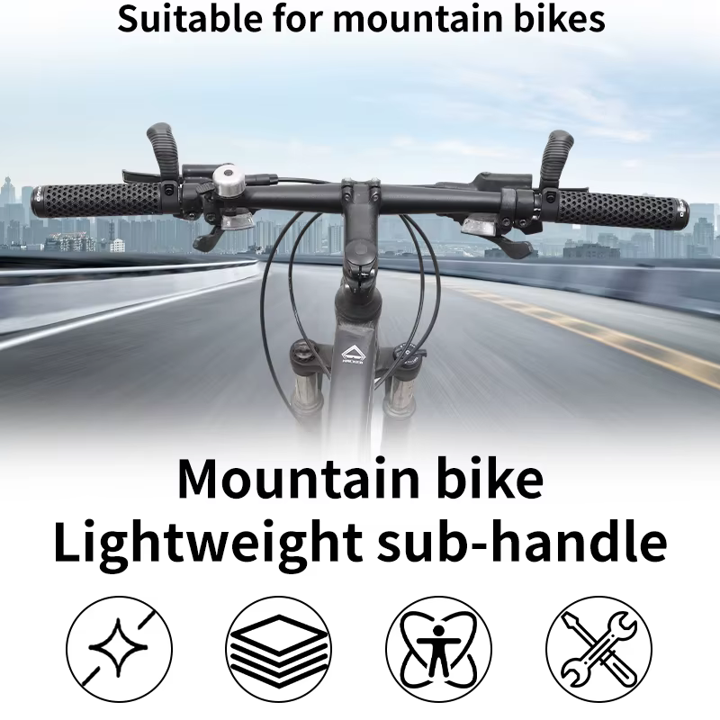 GUSTAVO Poignées de guidon ergonomiques en caoutchouc pour VTT