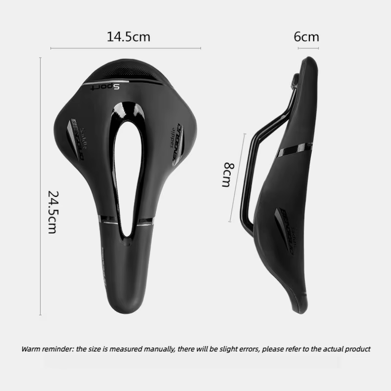 Selle de vélo confortable 145 mm