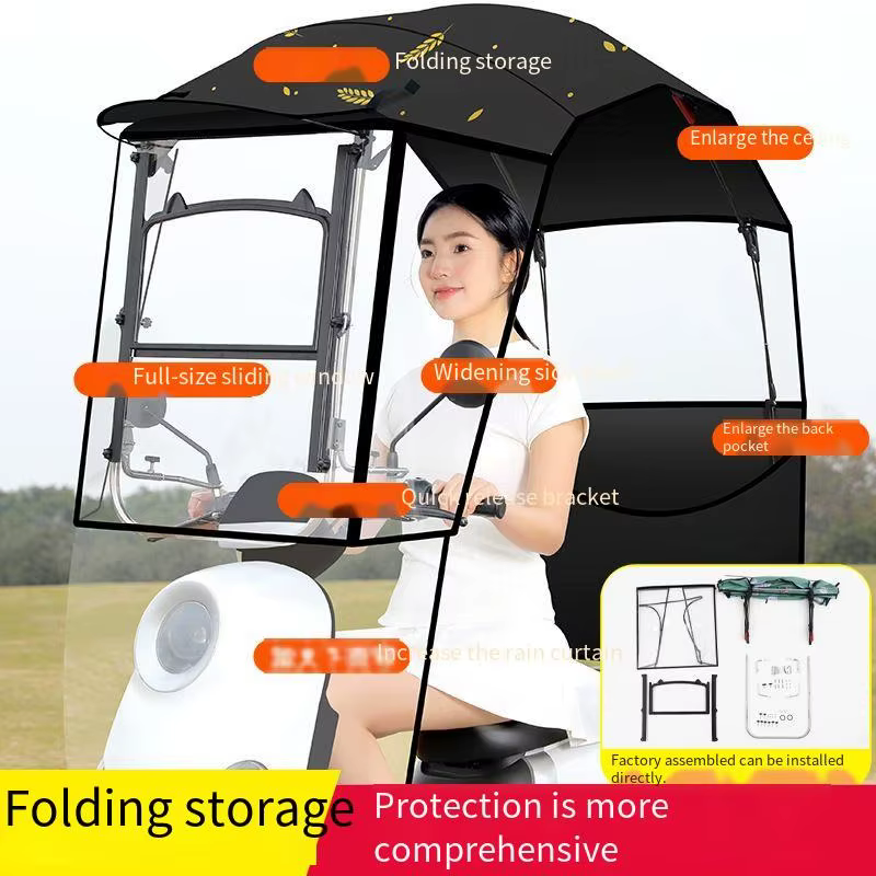 Auvent universel pour scooter électrique