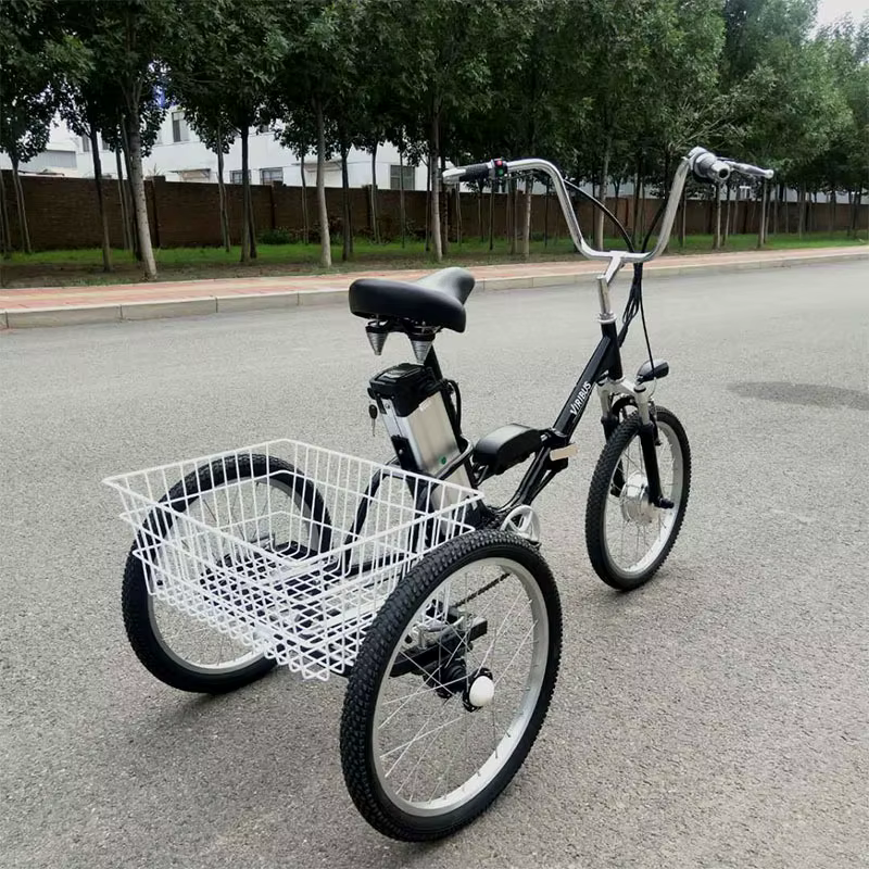 Vélo électrique pliable pour adultes de 20 pouces à 3 roues