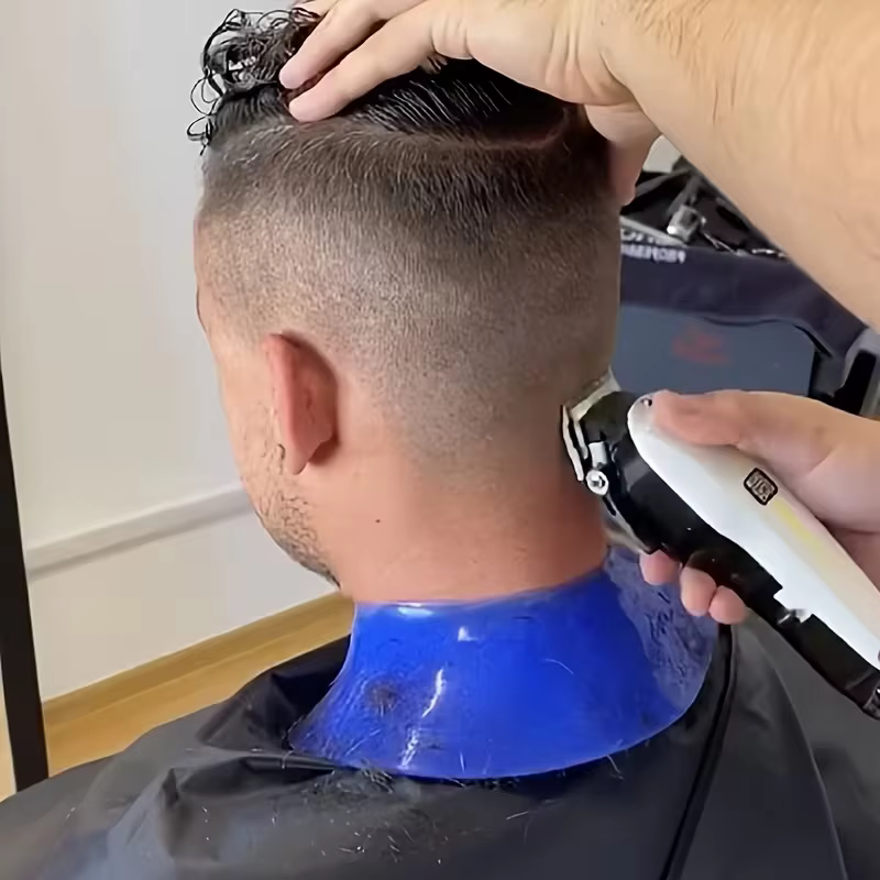 Cape de coiffure réglable en Silicone pour coloration et traitements chimiques, protecteur de cou professionnel réutilisable pour Salon
