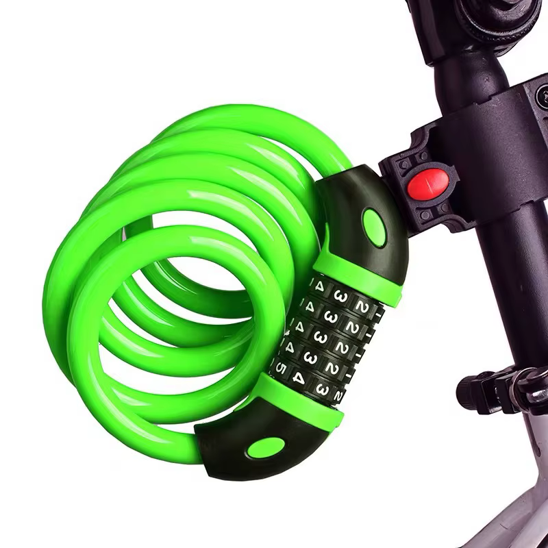 Serrure de vélo Code à 5 chiffres 1200mm * 12mm