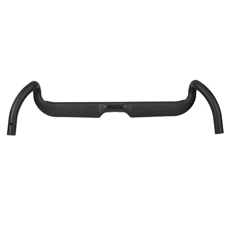 Guidon de vélo de route en carbone mat 37 Degrees Drop 80mm avec câblage entièrement intégré