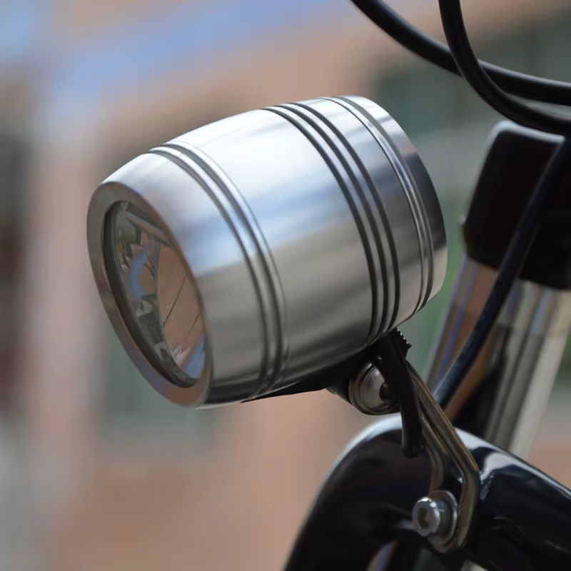 Lampe frontale avant de vélo pour Dynamo de moyeu avec câble de feu arrière