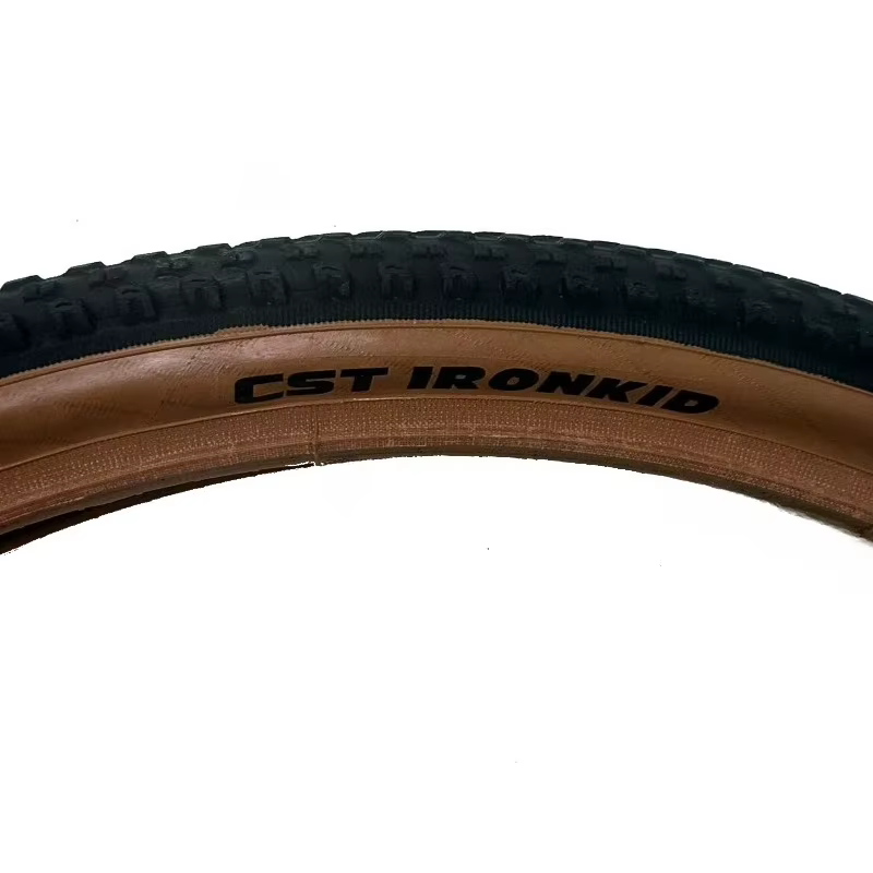 Pneus de vélo pliants rétro marron
