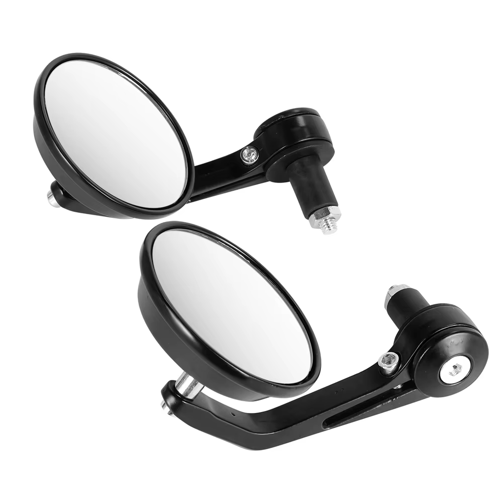 Accessoires de Moto 7/8 "rétroviseurs arrière d'extrémité de barre ronde pour café Racer