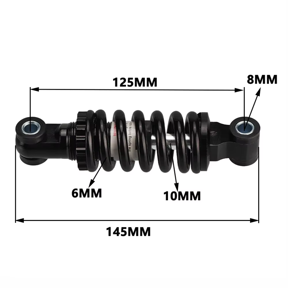 Amortisseur arrière réglable de 125mm